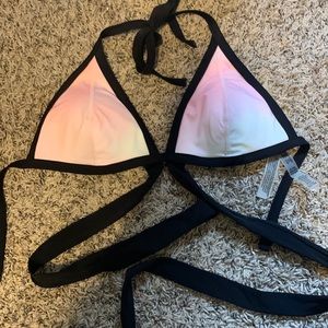 pink vs swim top! size m
